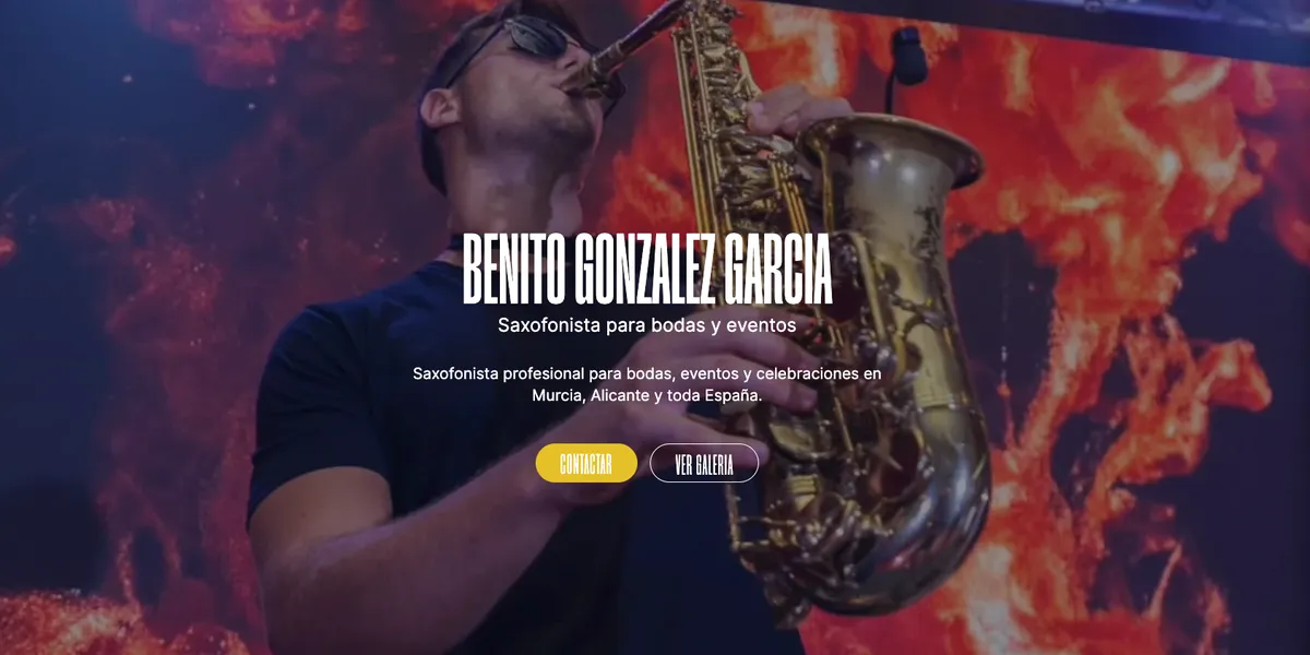 Benito Gonzalez Sax